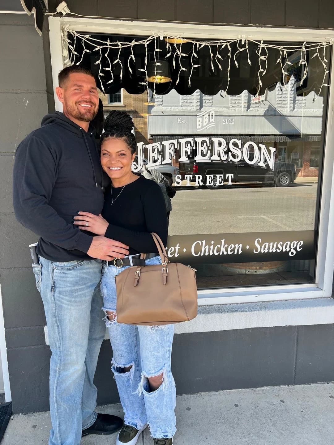 Adam and Brittany Martin, the owners of Outdoor Muscle